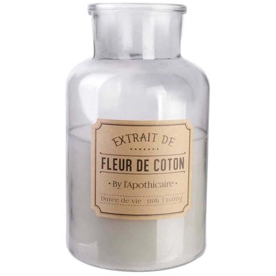Bougie parfumée Apothicaire 14.5 x 25.7 cm Fleur de coton CMP
