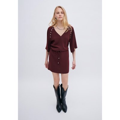 Robe avec décor pressions IKKS