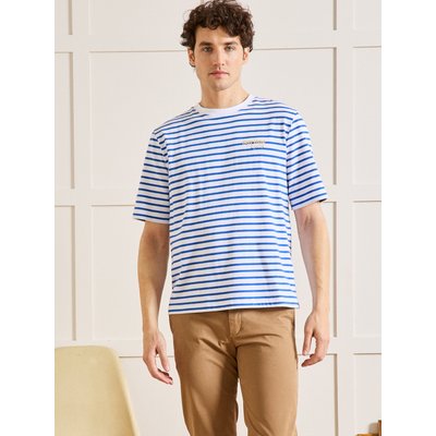 T-shirt rayé relax fit coton biologique CYRILLUS