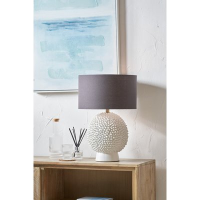 Cream Ceramic Sea Urchin Table Lamp Base ÉDITÉ