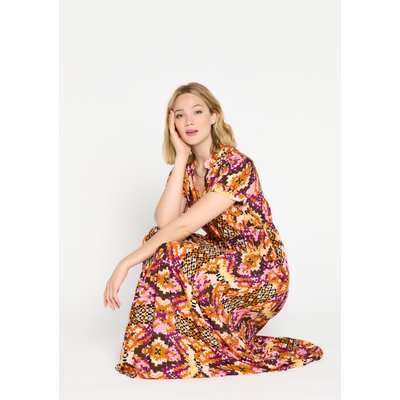 Robe longue à imprimé traditionnel LOLALIZA