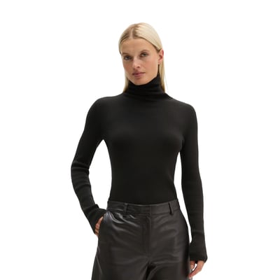 Pull à col roulé slim en coton organique MARC O'POLO