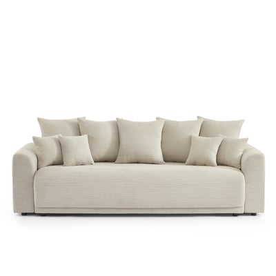 Canapé droit convertible velours  SOLINE BAÏTA