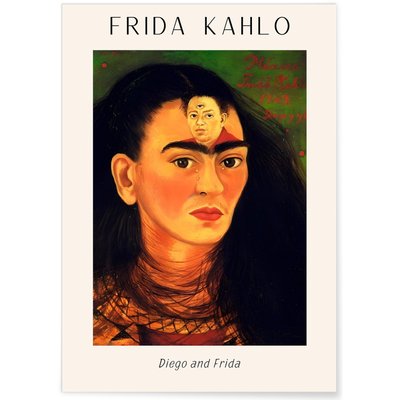 Affiche Frida Kahlo « Diego and Frida » L'AFFICHERIE