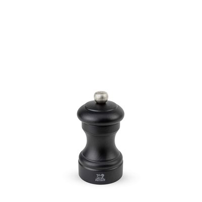Moulin à sel manuel en bois couleur noir mat 10 cm Bistro PEUGEOT