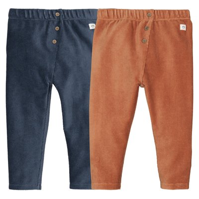 Lot de 2 leggings en velours côtelé LA REDOUTE COLLECTIONS