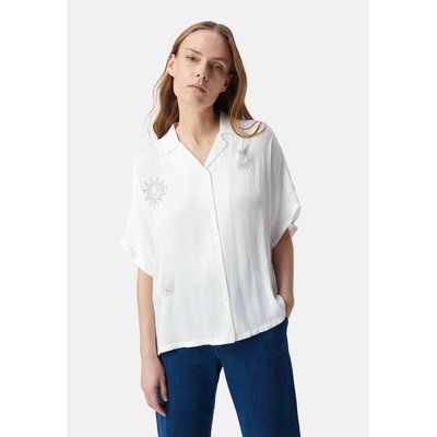Chemise froissée dessins cloutés IKKS