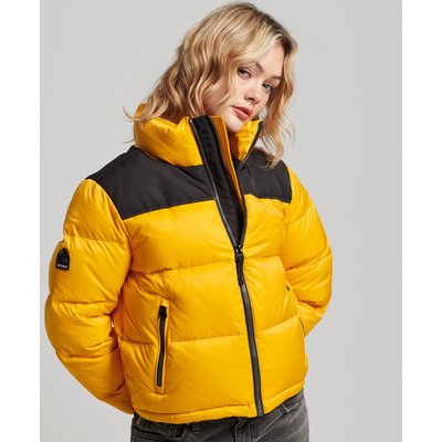 Doudoune longue moutarde femme La Redoute