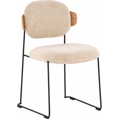 Chaise en tissu et métal RECOLLECTION