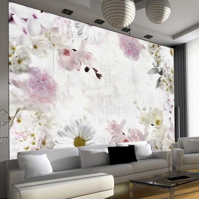 Papier peint intissé panoramique Fleurs The fragrance of spring EDEN