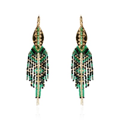 Boucles d'oreilles pendantes avec perles AROMA HIPANEMA