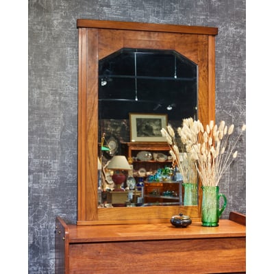 Miroir Art déco en bois Georges N°1227 - Bon état DEBONGOUT