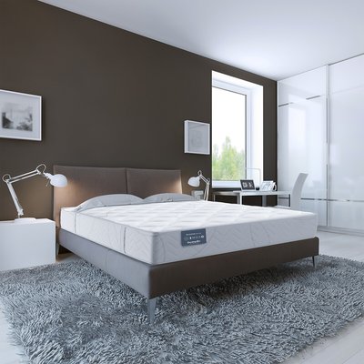 Matelas Roxane 100% latex ferme 7 zones H22 cm DUNLOPILLO