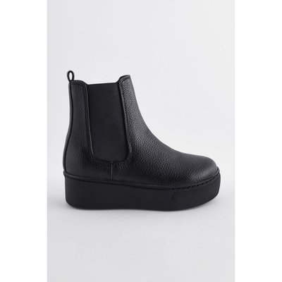 Bottines chelsea à semelle épaisse compensée NEXT