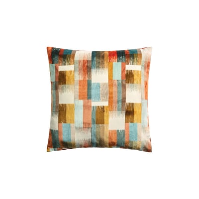 Coussin rétro gravé en velours coupé NEXT