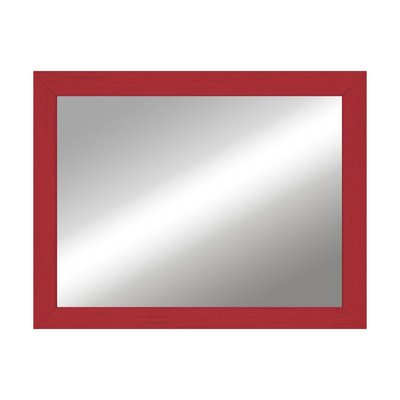 Miroir Tutti Frutti rouge cerise 45x55 cm en bois CEANOTHE