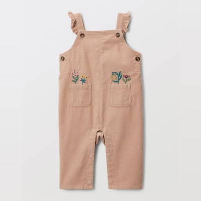 Salopette babycord brod BOUT'CHOU
