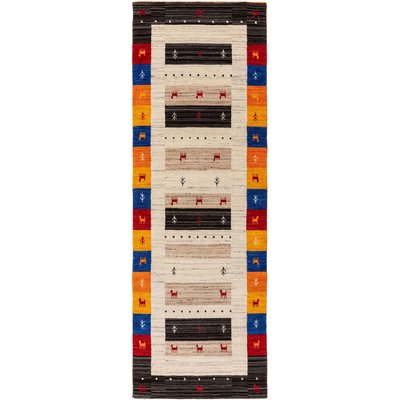 Tapis de couloir en laine tissé main JAMAL BENUTA 