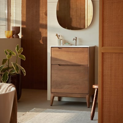 Meuble Salle De Bain en Manguier massif, GABRIELLE TIKAMOON