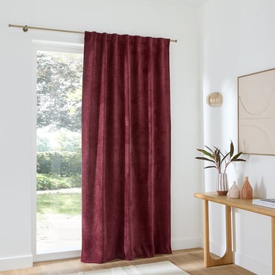 Carly Corduroy Curtain with Concealed Tab Top LA REDOUTE INTERIEURS