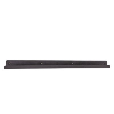 15 x 90cm Black Wall Shelf SO'HOME