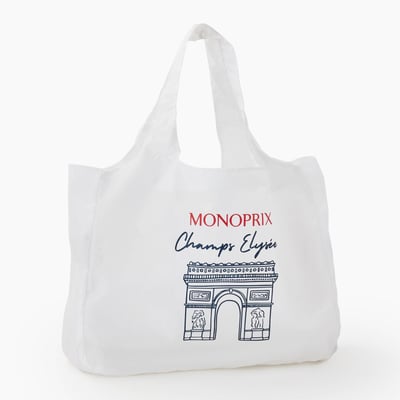 Sac dd champs Elysée, 40*45*14, polyester recyclé MONOPRIX