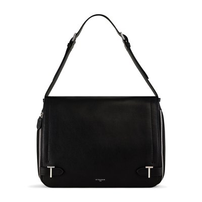 Grand sac bandoulière Simone en cuir grainé LE TANNEUR