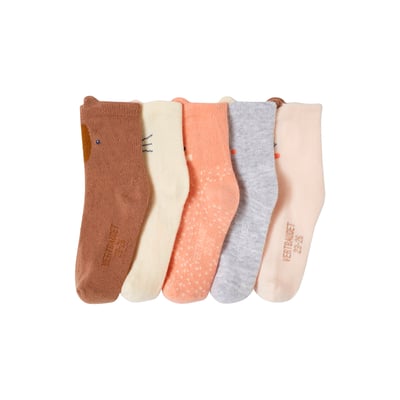 Lot de 5 paires de chaussettes "animaux" bébé VERTBAUDET