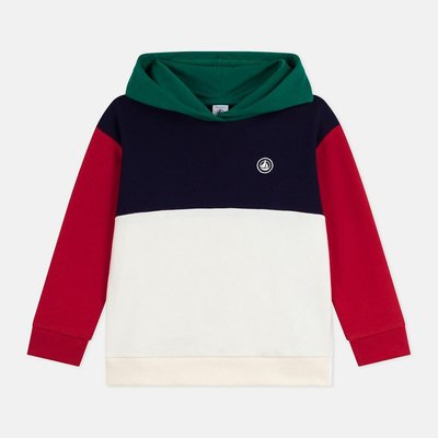 Colour Block Hoodie PETIT BATEAU