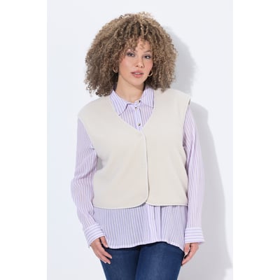 Gilet en polaire bouclée, coupe courte ULLA POPKEN