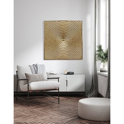 Plaque murale métal 99x4x99cm EMDE