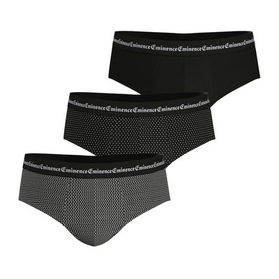 Lot de 3 slips taille basse BUSINESS PRINT EMINENCE