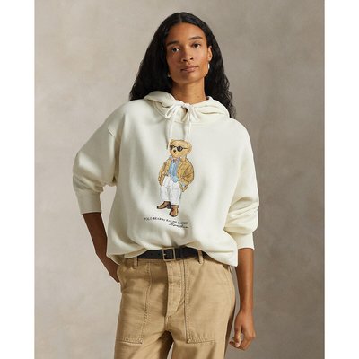Felpa con cappuccio a maniche lunghe, motivo orsetto POLO RALPH LAUREN