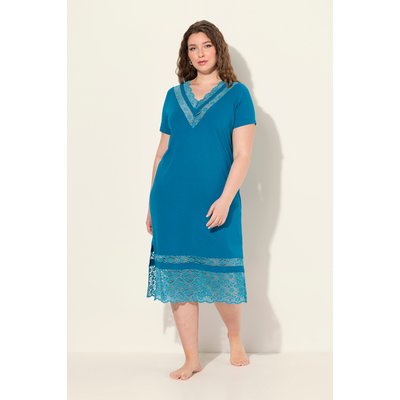 Chemise de nuit avec dentelle. Décolleté ULLA POPKEN