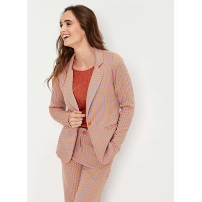 Veste blazer imprimée en maille BISOU PRINCESSE NOMADE