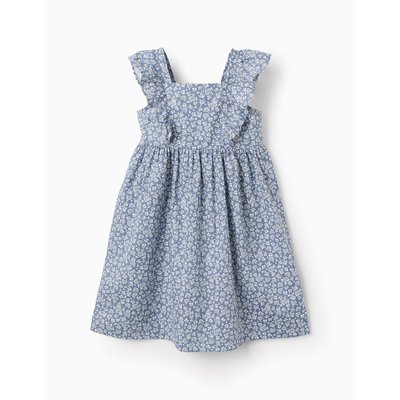 Robe Florale en Coton avec Volants ZIPPY
