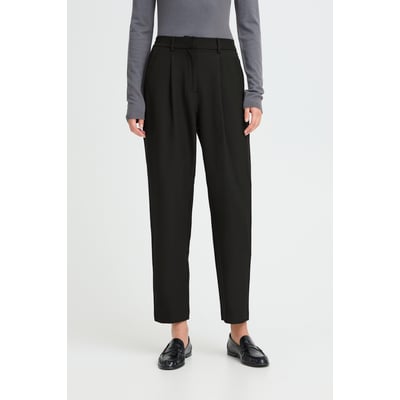 Pantalon coupe droite avec plis et poches devant ICHI