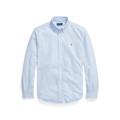 Рубашка из хлопковой ткани оксфорд и сетки POLO RALPH LAUREN