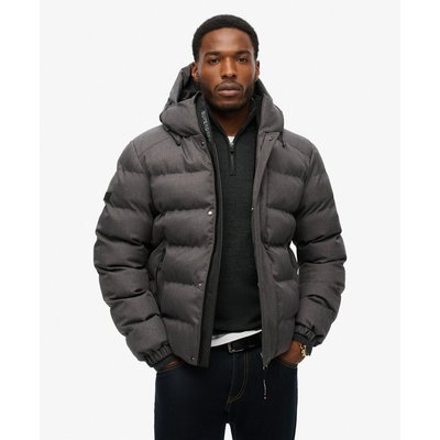 Doudoune à capuche en tweed Sports SUPERDRY