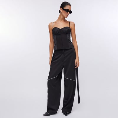 Top bustier en satin LIU JO
