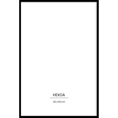 Cadre métal Noir 40x60cm HEXOA