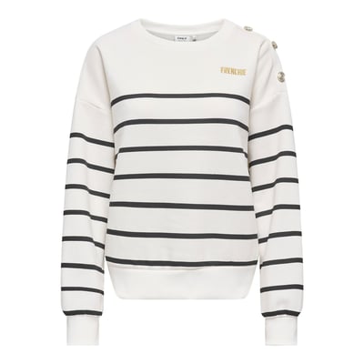 Maglia marinara con bottoni sulle spalle ONLY