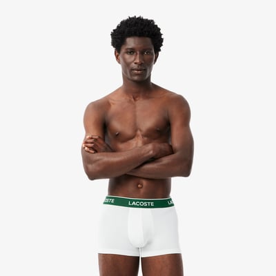 Lot de 3 boxers courts coton stretch LACOSTE