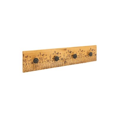 Patère en pin Fleurs Champêtres AUBRY GASPARD