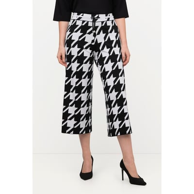 Pantalon en maille, motif pied-de-poule ULLA POPKEN
