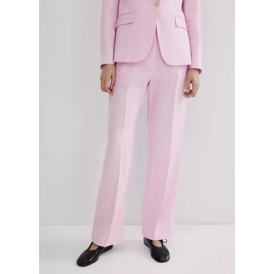 Pantalon de costume lin MANGO