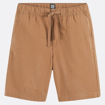 Bermuda seersuker ceinture élastiquée LA REDOUTE COLLECTIONS