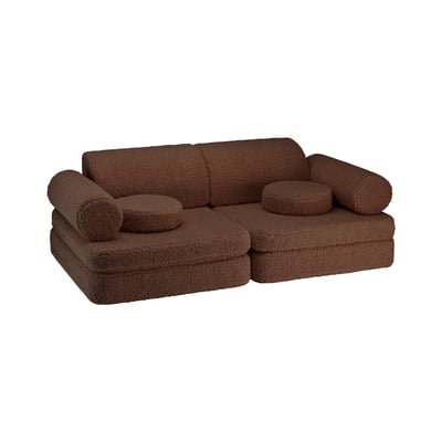 Canapé de Jeu Enfant Modulable Settee en Teddy WIGIWAMA