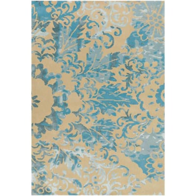 Tapis rectangulaire en laine tufté main ARTE ESPINA