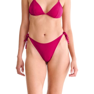 Bas maillot brésilien de bain échancré à nouettes FLORIDA LISCA
